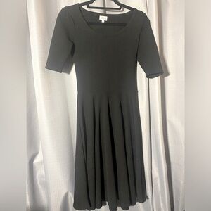 Lularoe Solid Black A Line Dress